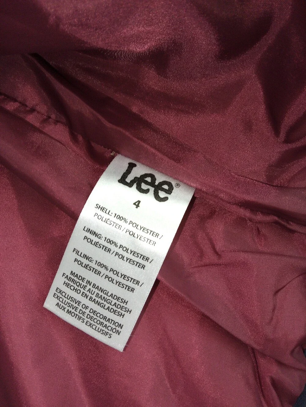 Toddler Boys Lee Quilted Burgundy Vest with Navy Jogger Pants and Shirt-Size 4T.